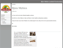 Tablet Screenshot of bjoernmuehlen.com